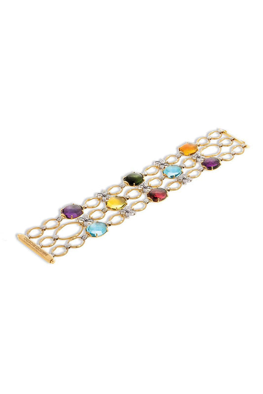Marrakech Onde Gemstone Bracelet-YELLOW GOLD-7.25-JEWELRYFINE JEWELBRACELET O-MARCO BICEGO