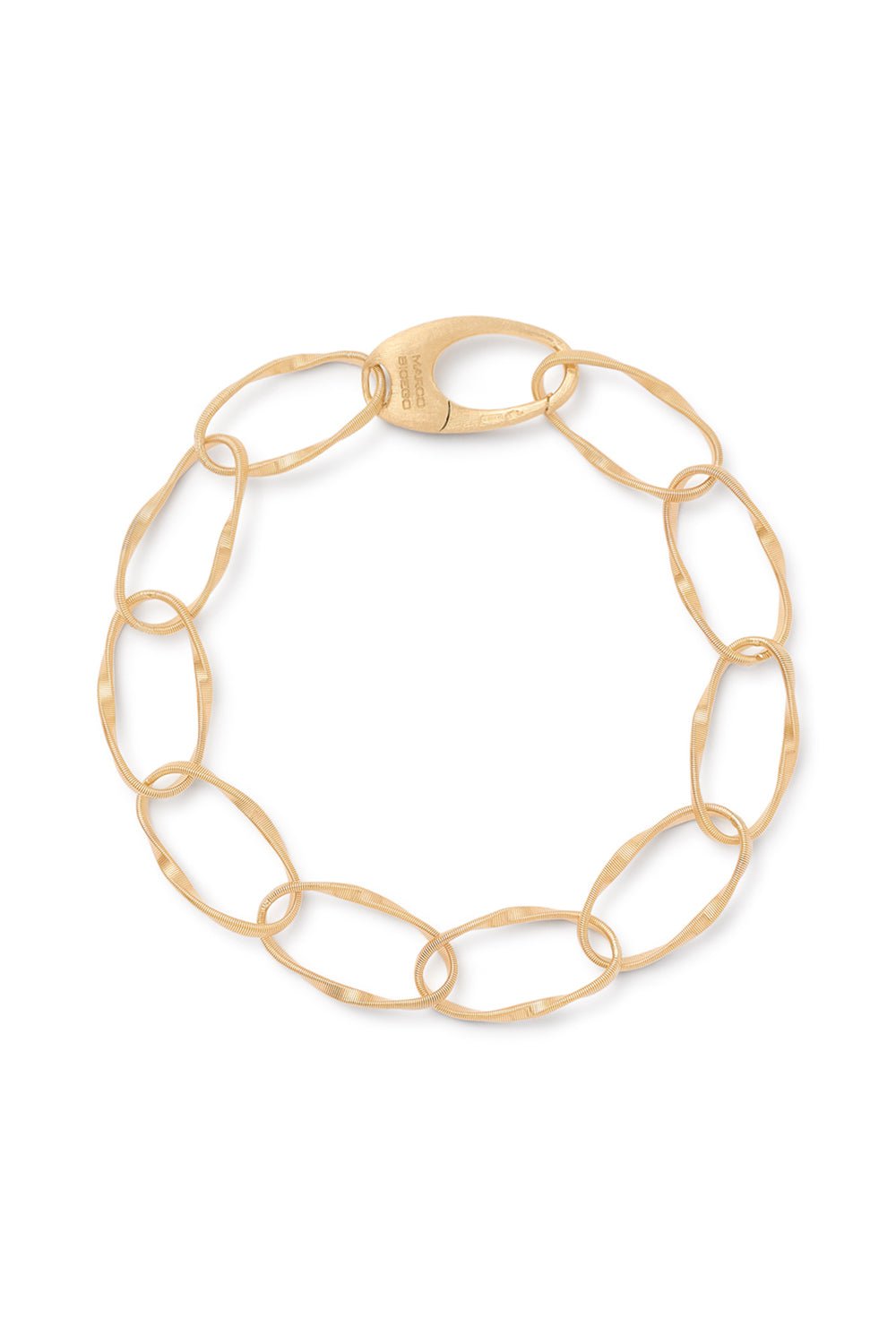 MARCO BICEGO-Coil Link Marrakech Onde Bracelt-YELLOW GOLD