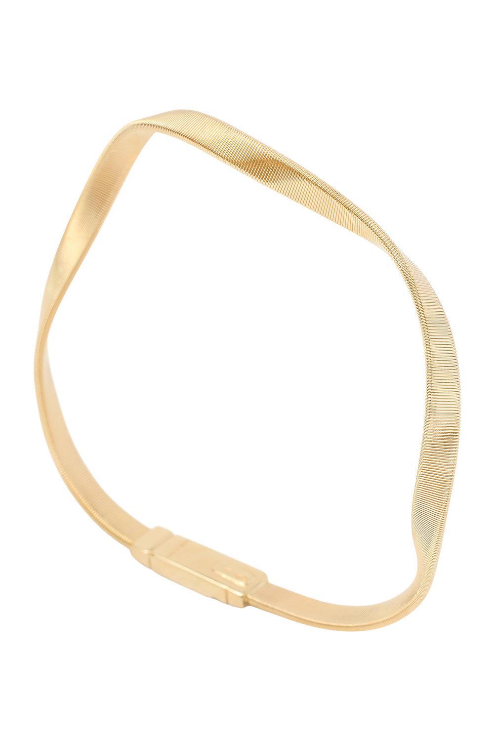 Marrakech Coil Twist Bangle Bracelet-YELLOW GOLD-JEWELRYFINE JEWELBRACELET O-MARCO BICEGO