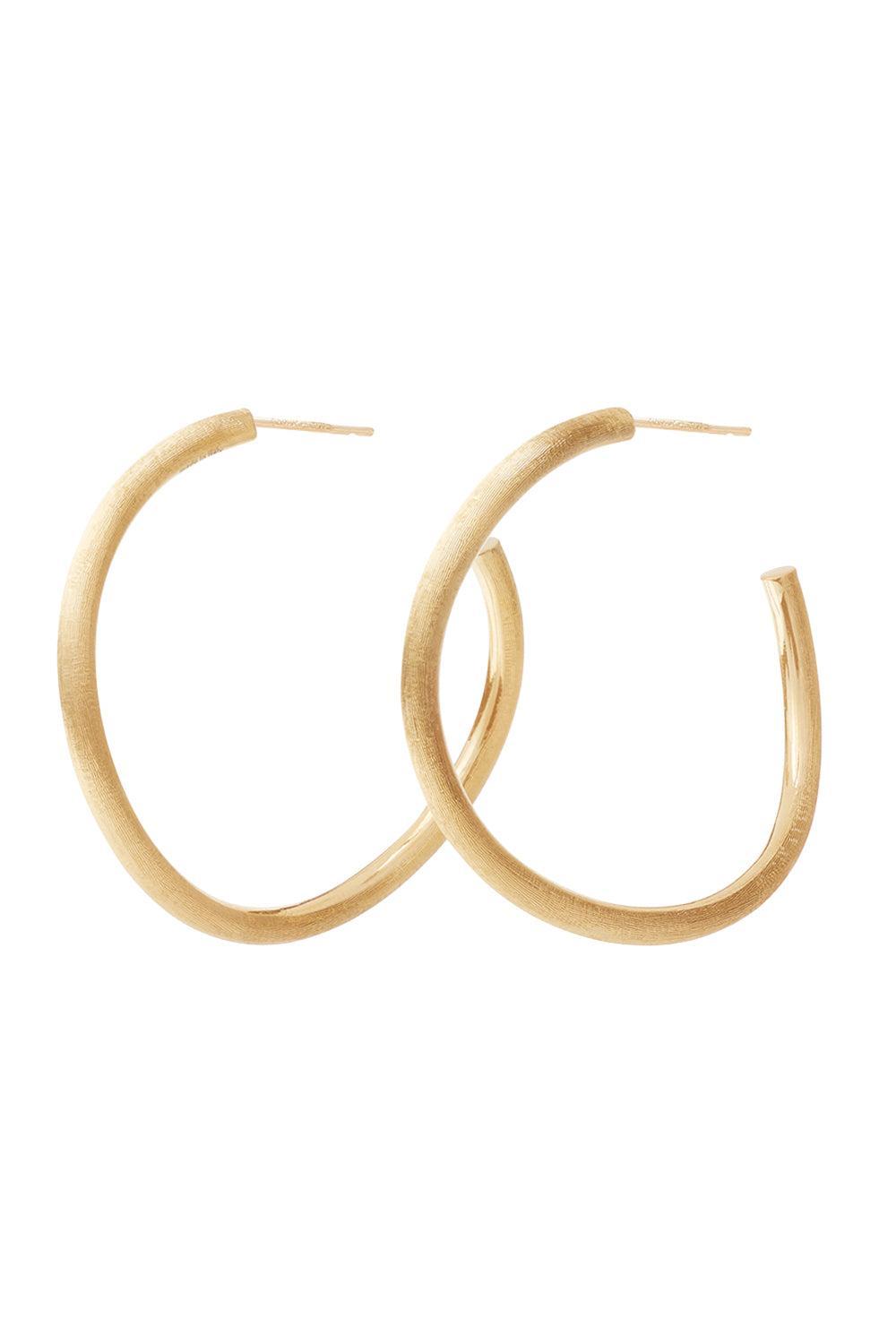 Jaipur Gold Hoop Earrings-YELLOW GOLD-JEWELRYFINE JEWELEARRING-MARCO BICEGO