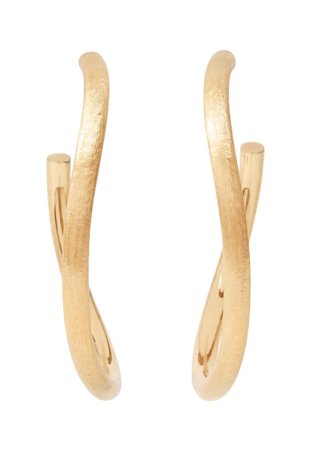 Jaipur Gold Hoop Earrings-YELLOW GOLD-JEWELRYFINE JEWELEARRING-MARCO BICEGO