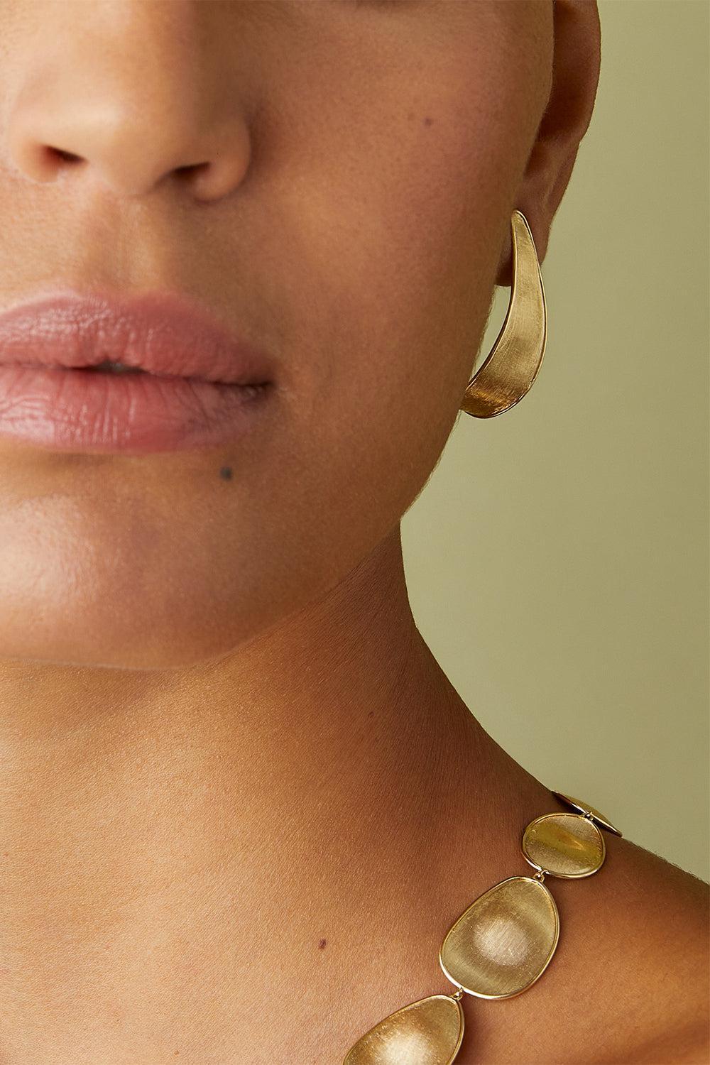 Lunaria Graduated Hoop Earrings-YELLOW GOLD-JEWELRYFINE JEWELEARRING-MARCO BICEGO