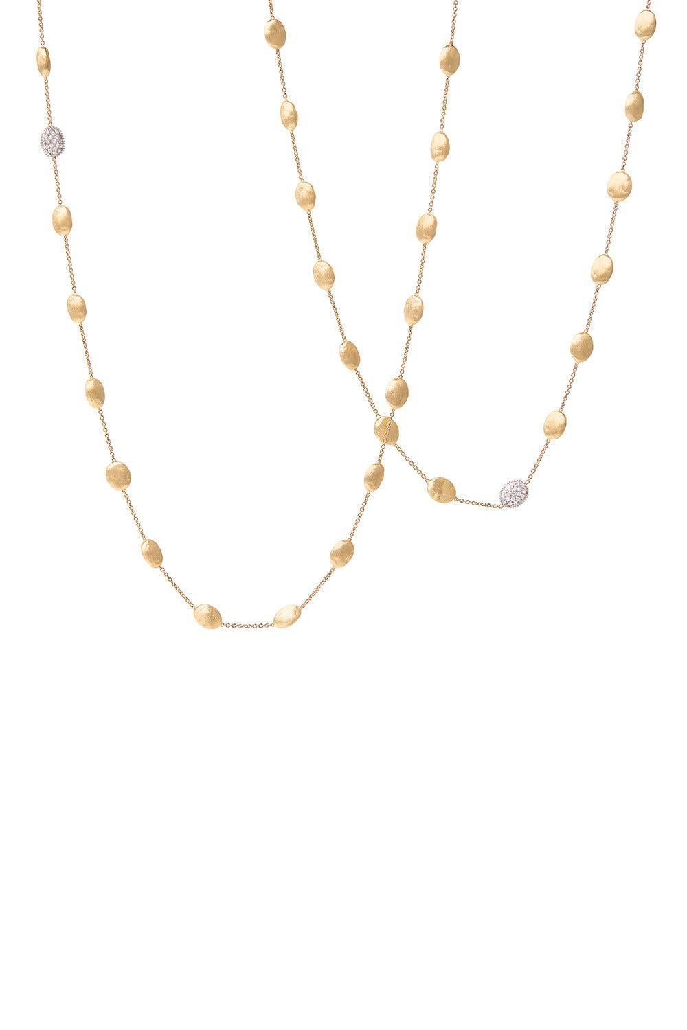 Siviglia Diamond Bead Necklace-YELLOW GOLD-49.5-JEWELRYFINE JEWELNECKLACE O-MARCO BICEGO