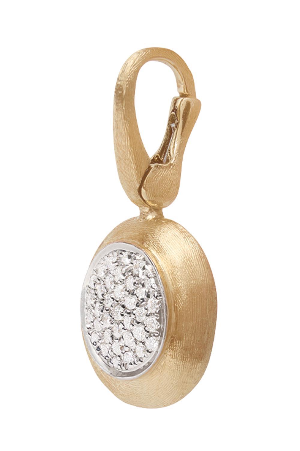 Diamond Jaipur Link Pendant-YELLOW GOLD-JEWELRYFINE JEWELPENDANT-MARCO BICEGO