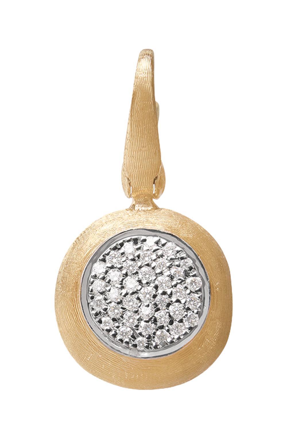 Diamond Jaipur Link Pendant-YELLOW GOLD-JEWELRYFINE JEWELPENDANT-MARCO BICEGO
