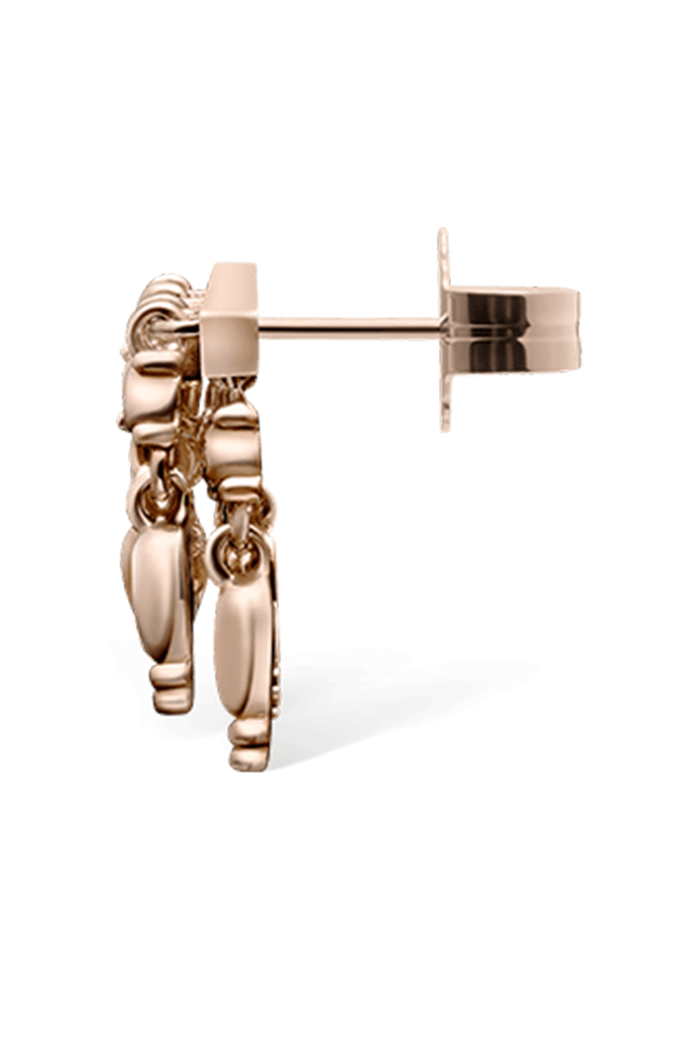 MARIA TASH-Rose Gold Tassle Bar Stud-ROSE GOLD