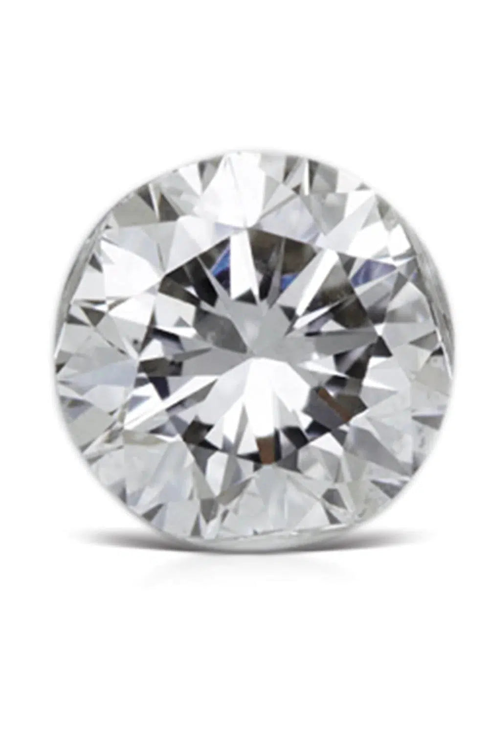 MARIA TASH-3mm Invisible Set Diamond Earring Stud - White Gold-WHITE GOLD