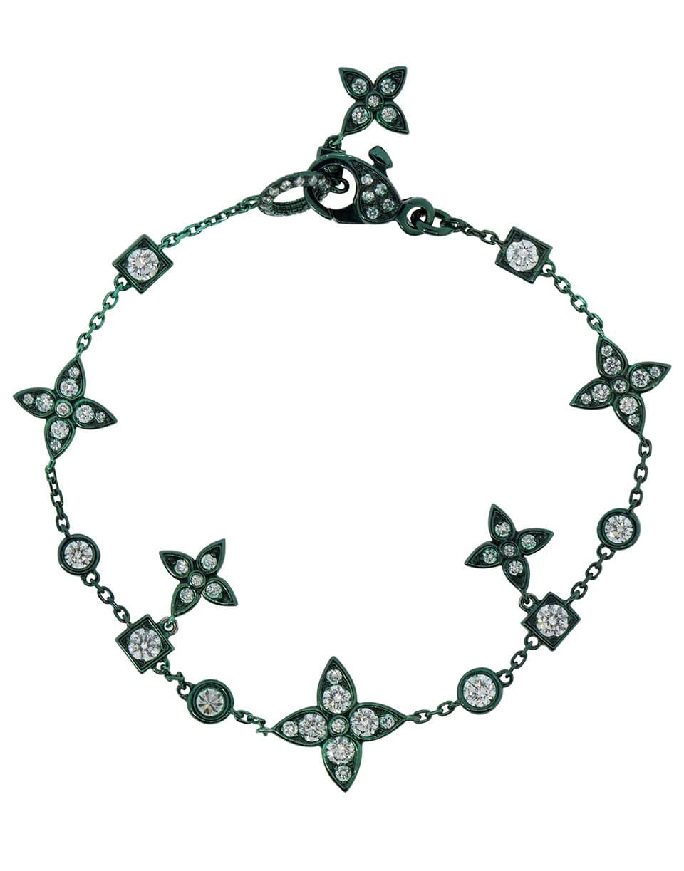 MARIANI-Multi-Cut Diamond Bracelet-GREEN