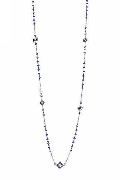 Erte Necklace-WHITE GOLD-JEWELRYFINE JEWELNECKLACE O-MARIANI