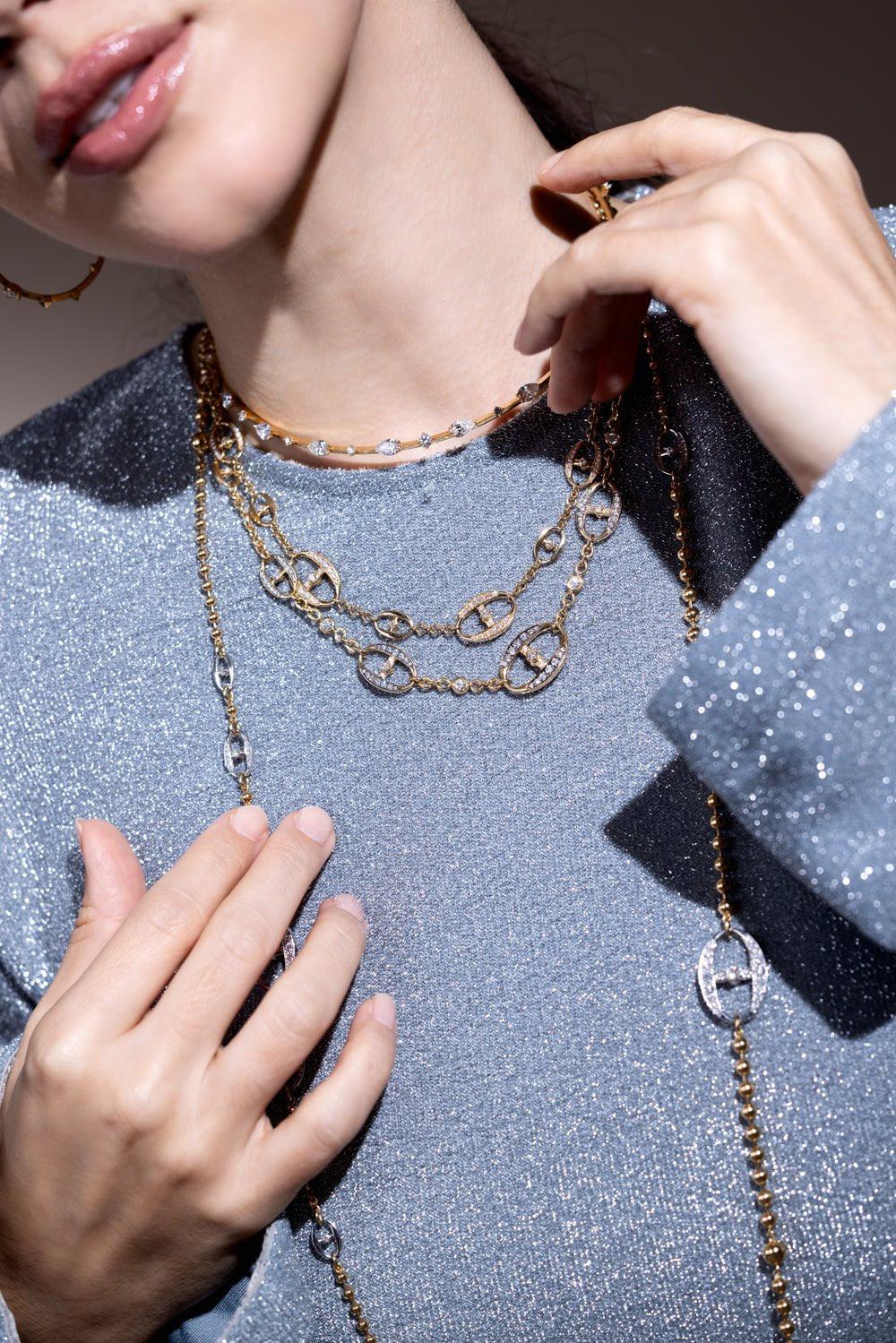 MARIANI-Marina Necklace-YELLOW GOLD