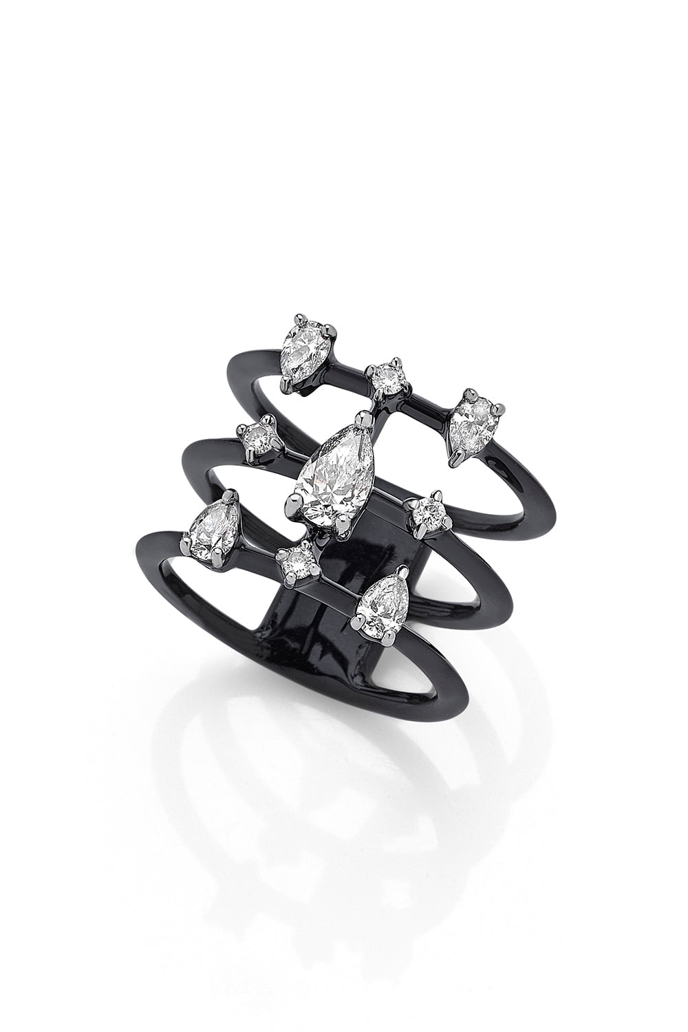 MARIANI-Phantom Ring-WHITE GOLD