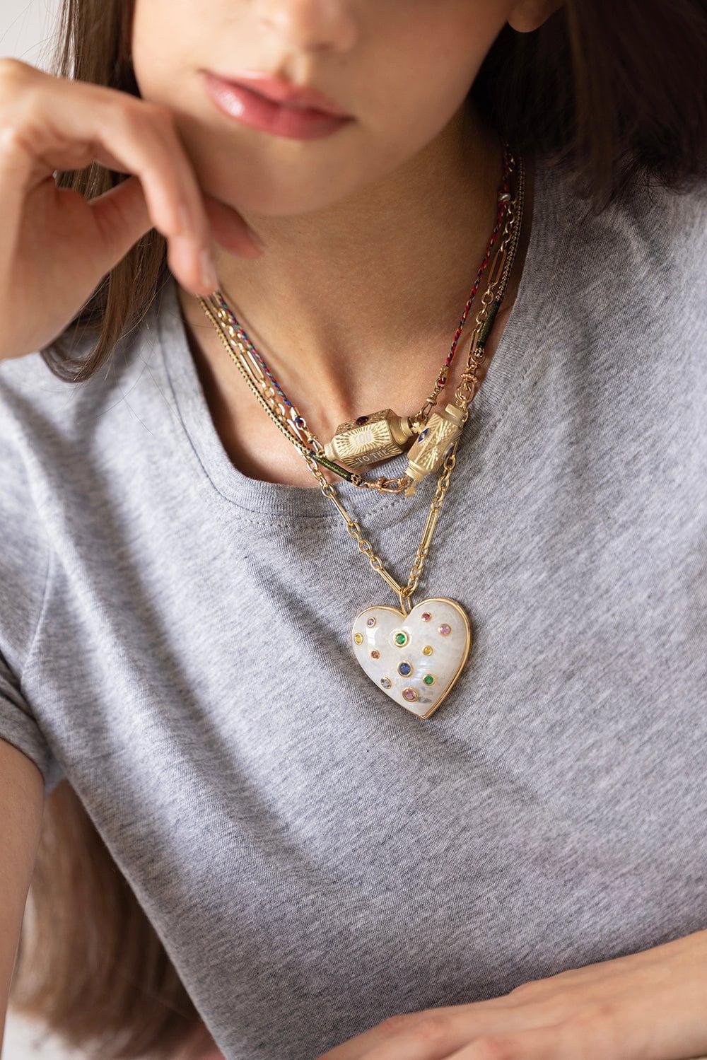 MARIE LICHTENBERG-Corde Rathi Black Gold-ROSE GOLD
