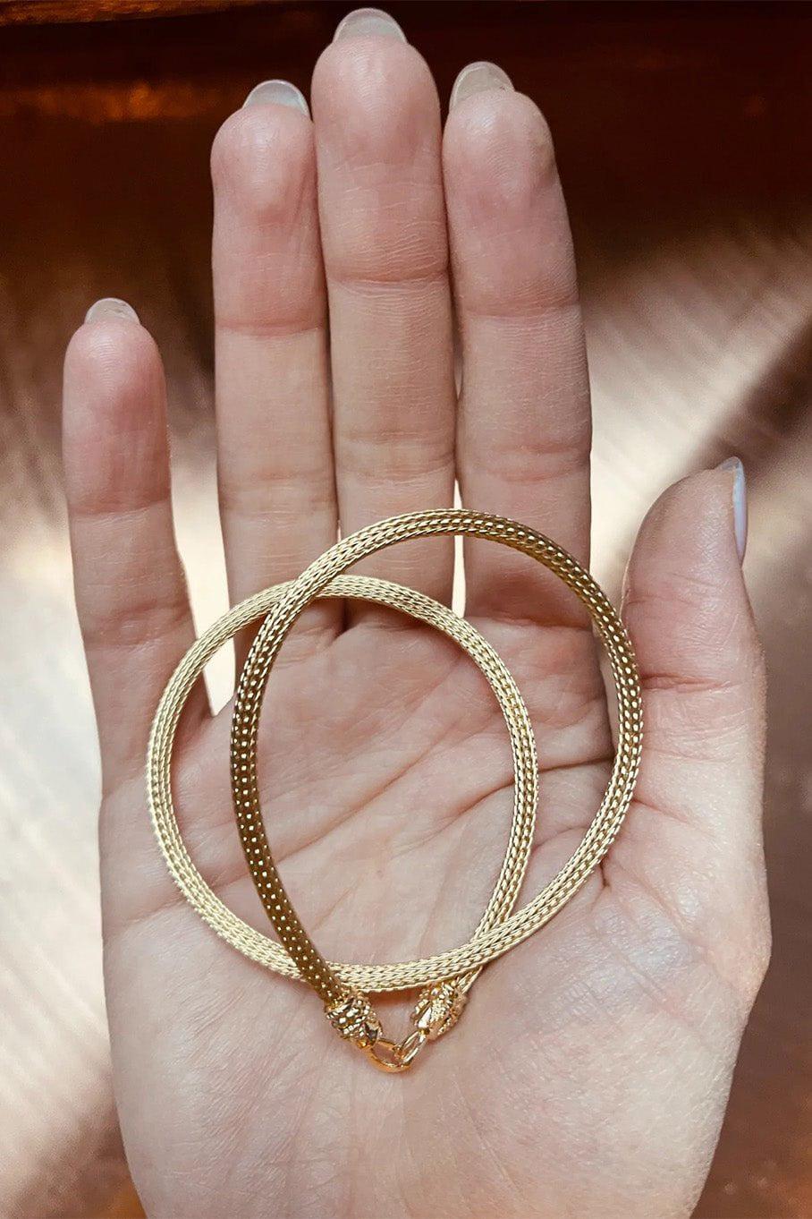 MARIE LICHTENBERG-Indian Chain - 35cm-YELLOW GOLD