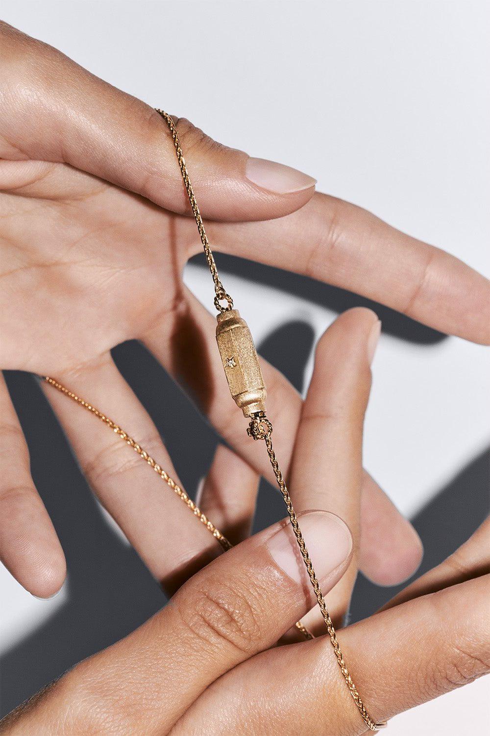MARIE LICHTENBERG-Micro Coco Locket Necklace-