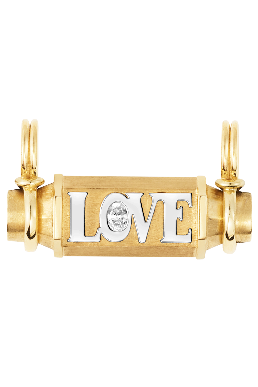 Diamond Love Smash Locket Necklace-YELLOW GOLD-JEWELRYFINE JEWELNECKLACE O-MARIE LICHTENBERG