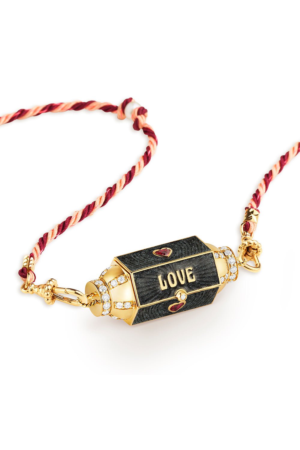 MARIE LICHTENBERG-Love Is Blind Locket Necklace-YELLOW GOLD