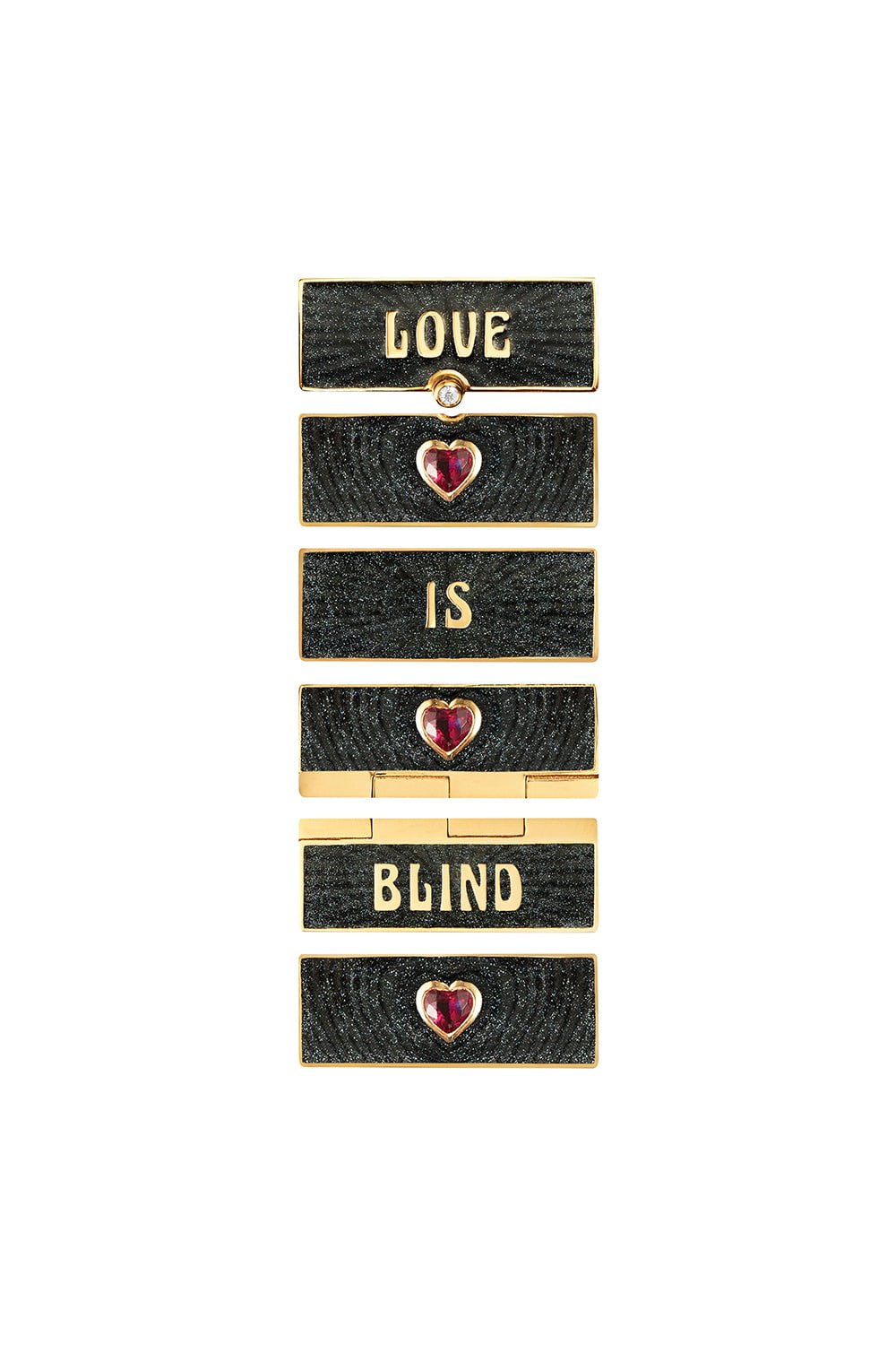 MARIE LICHTENBERG-Love Is Blind Locket Necklace-YELLOW GOLD