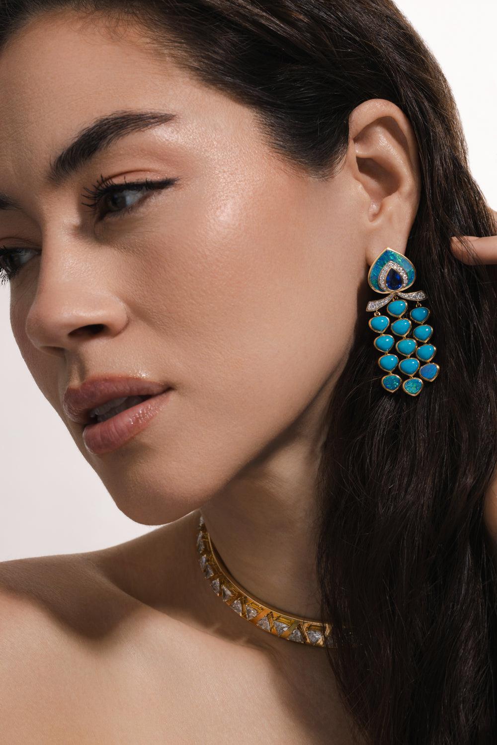 Fabiola Earrings-YELLOW GOLD-JEWELRYFINE JEWELEARRING-MARINA B