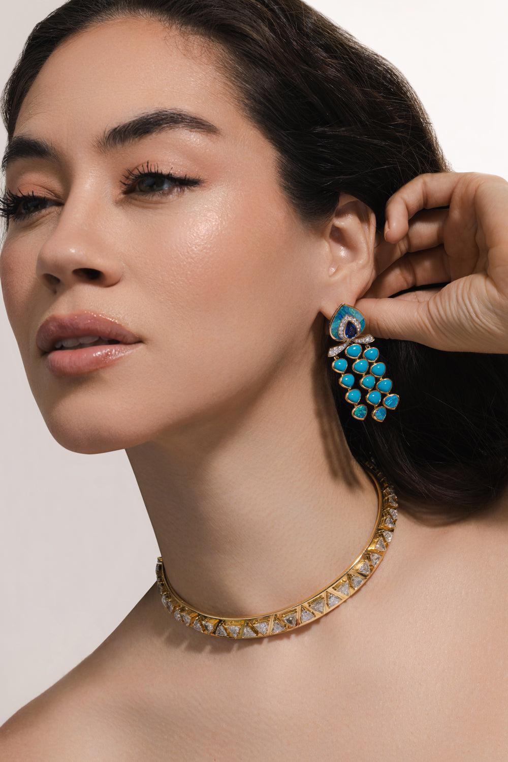 Fabiola Earrings-YELLOW GOLD-JEWELRYFINE JEWELEARRING-MARINA B
