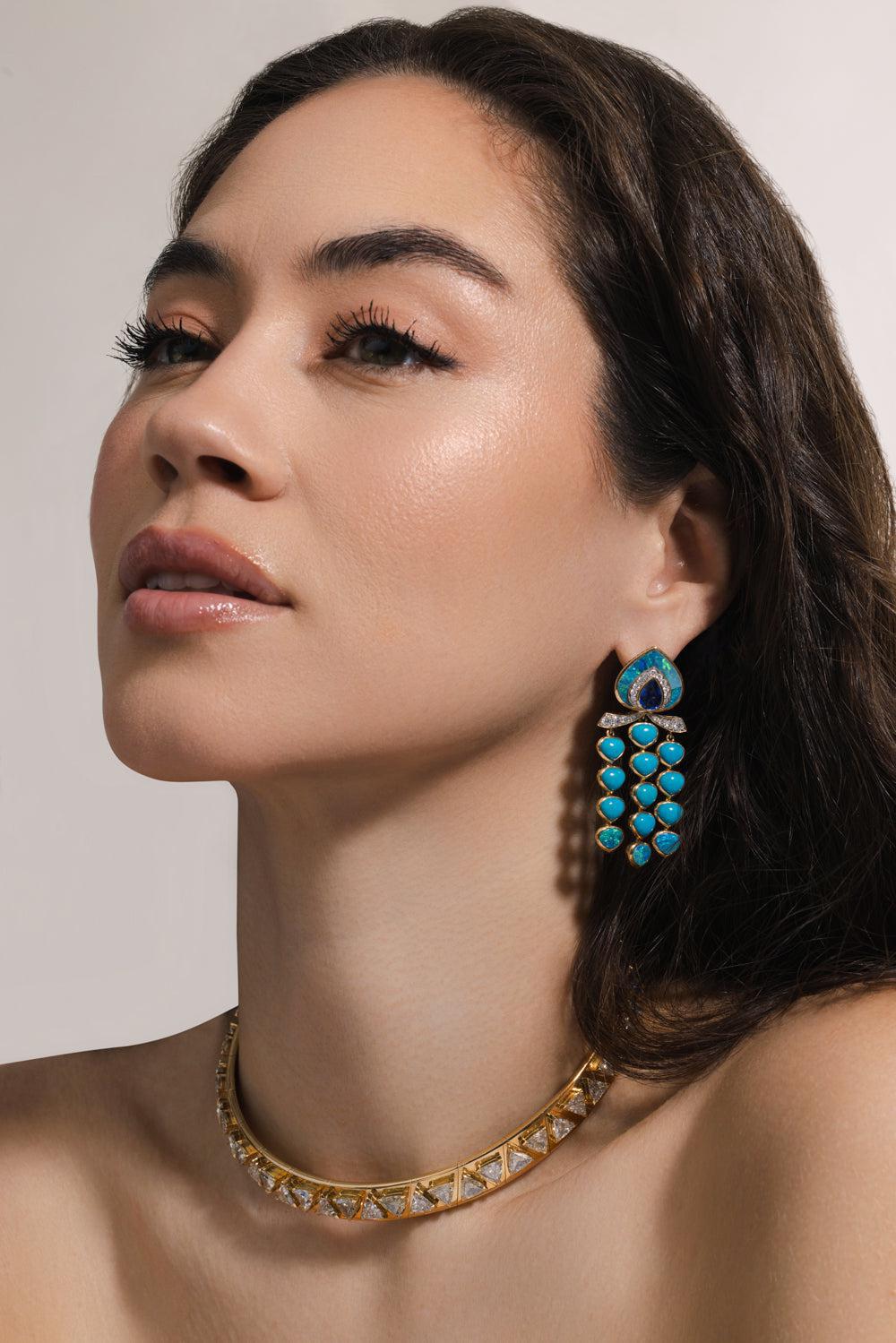 Fabiola Earrings-YELLOW GOLD-JEWELRYFINE JEWELEARRING-MARINA B