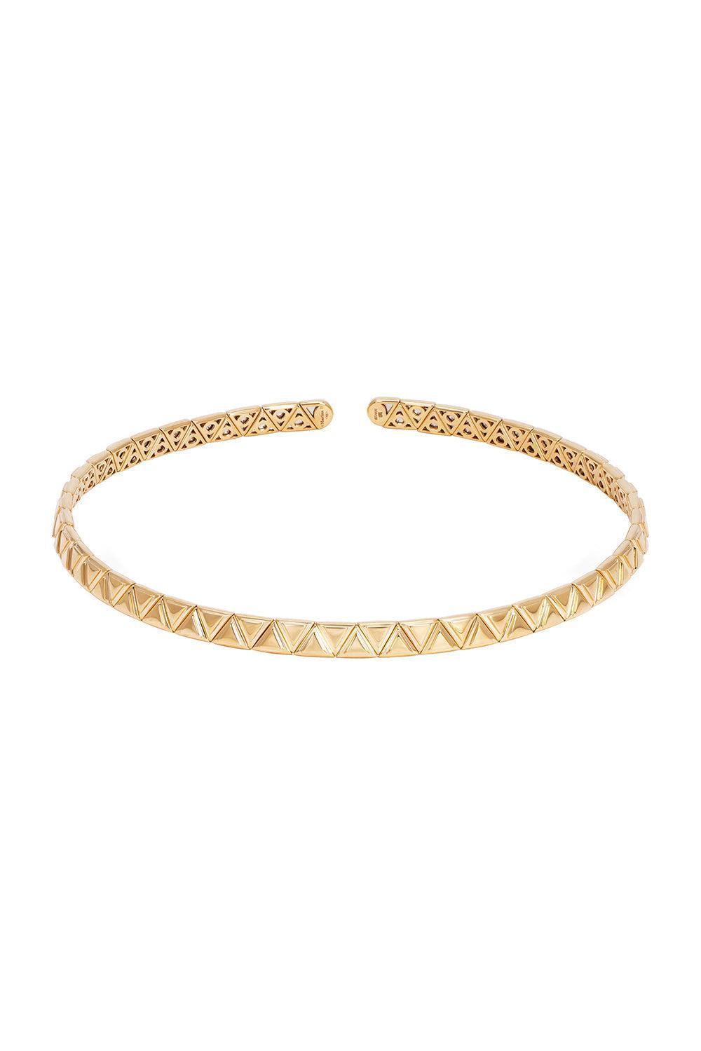 MARINA B-Triangolini Collar Neklace-YELLOW GOLD