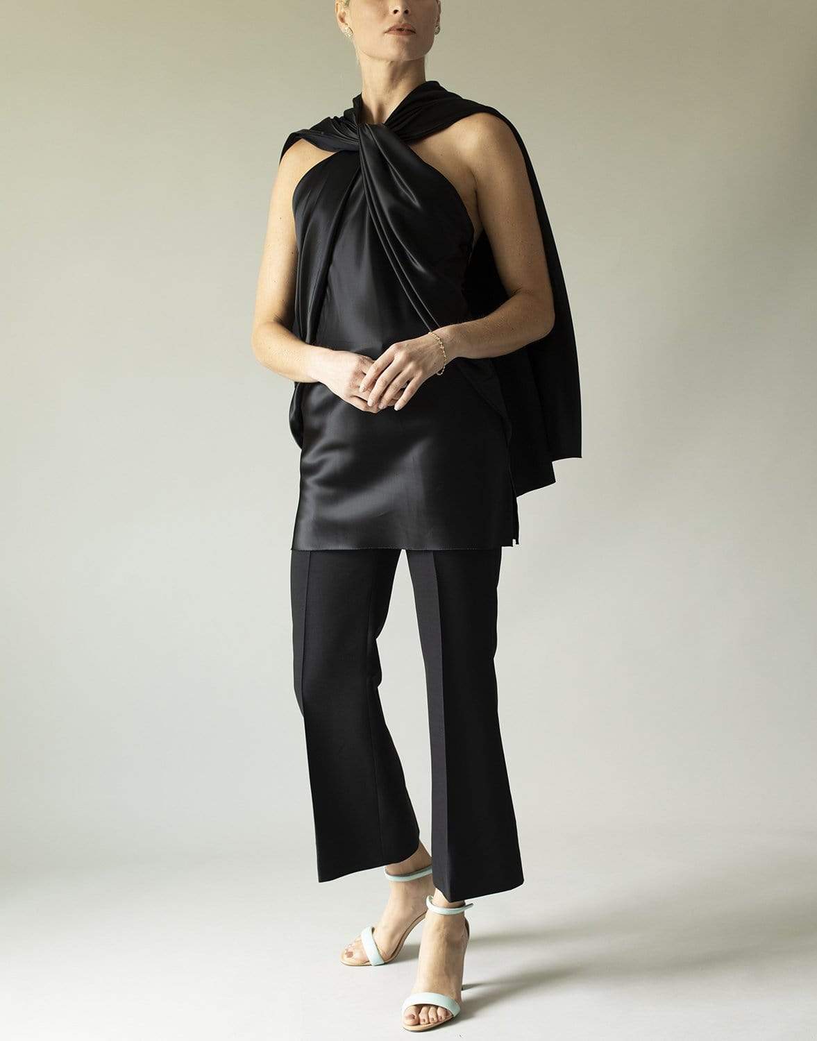 MARINA MOSCONE-Peg Leg Trouser-