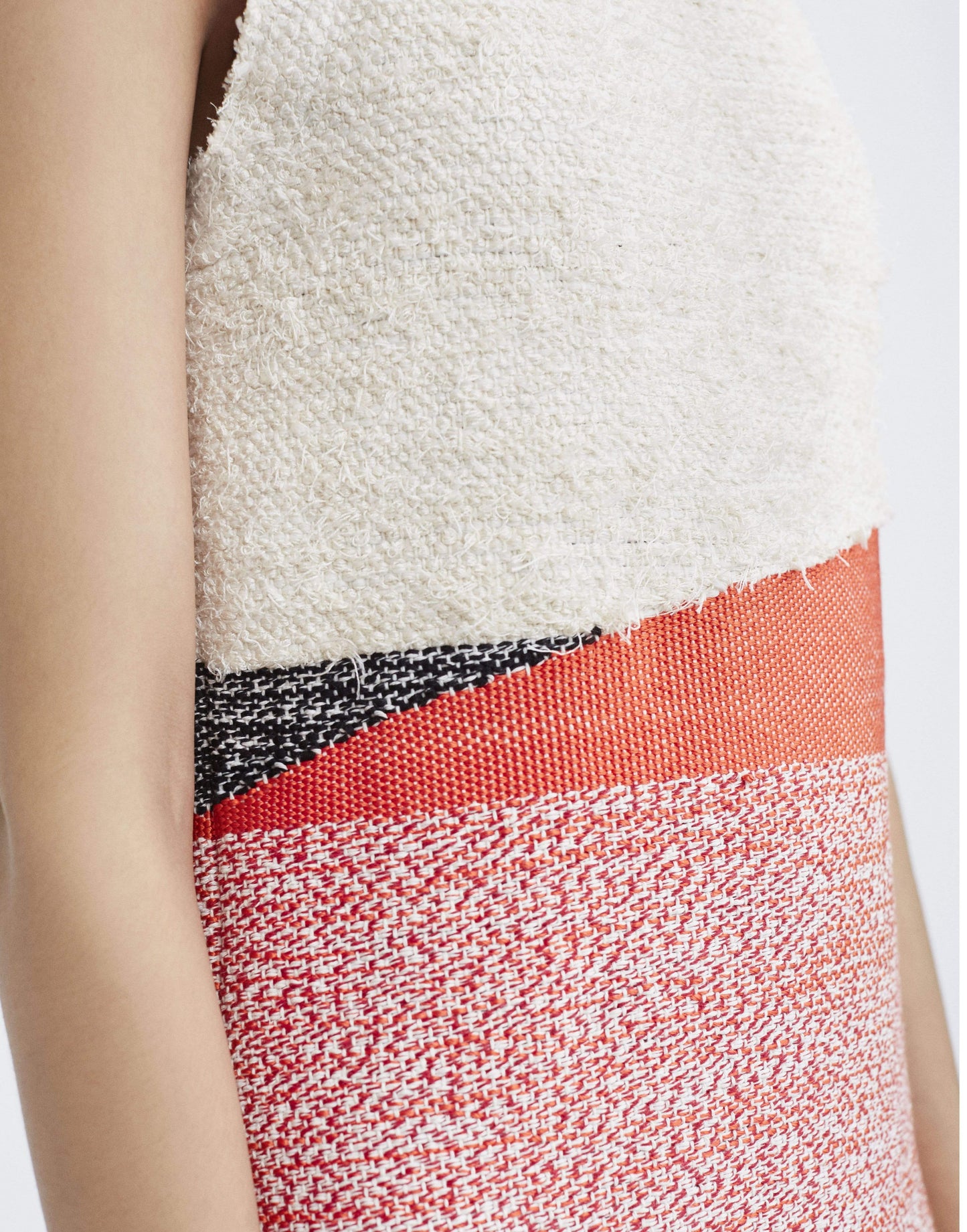 MARINA MOSCONE-Sleeveless Sheath Dress-