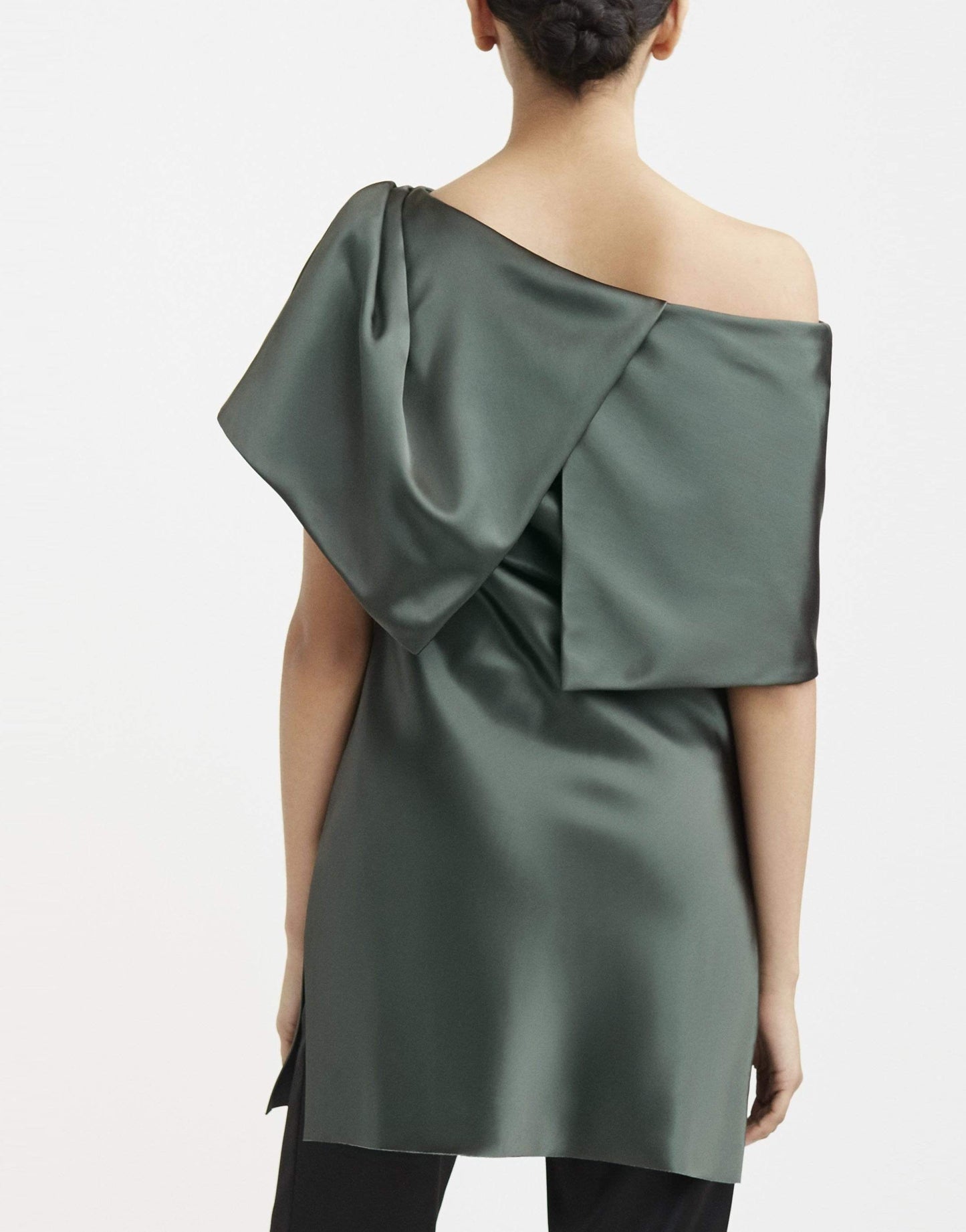 MARINA MOSCONE-Bias Fold Over Top-
