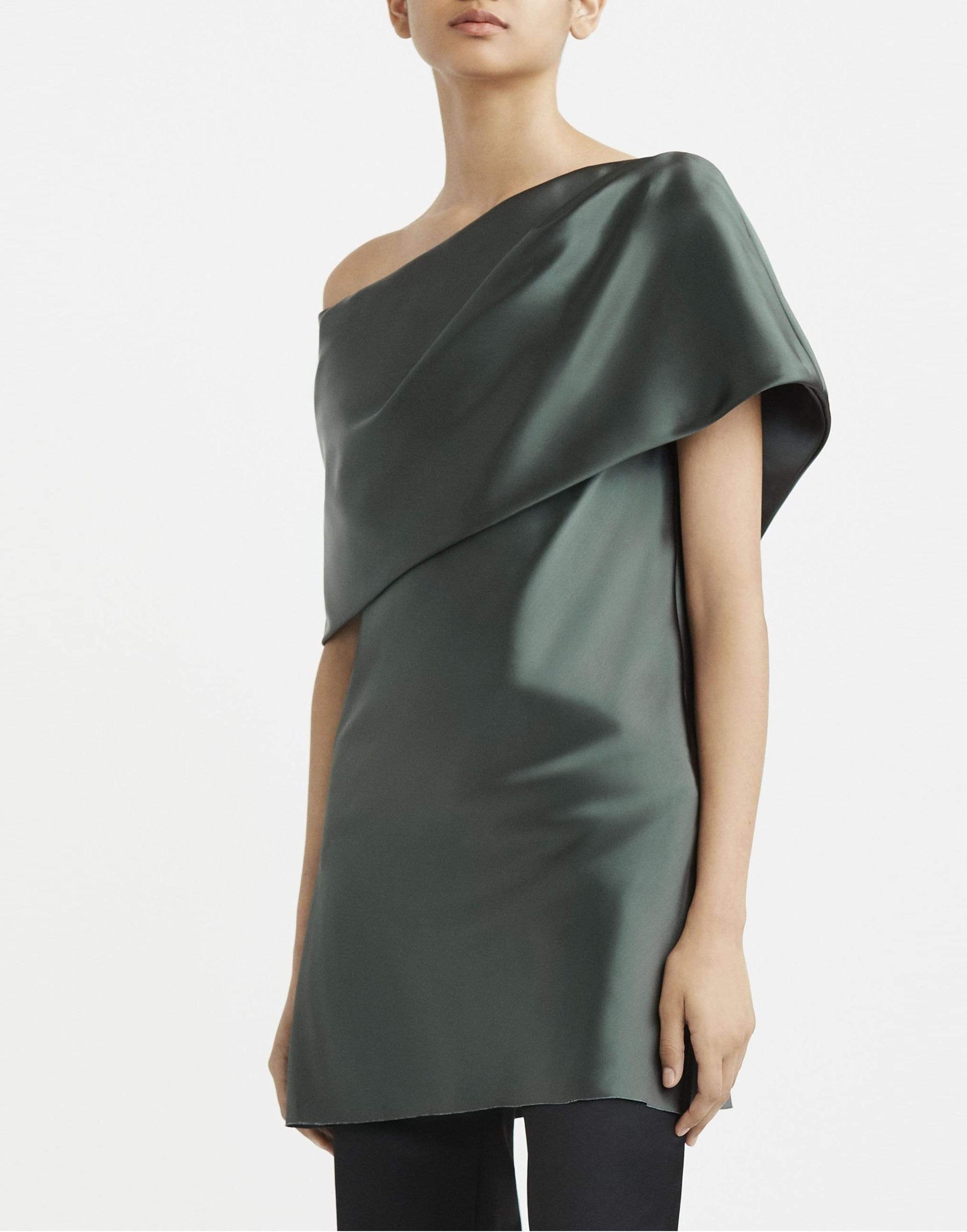 MARINA MOSCONE-Bias Fold Over Top-