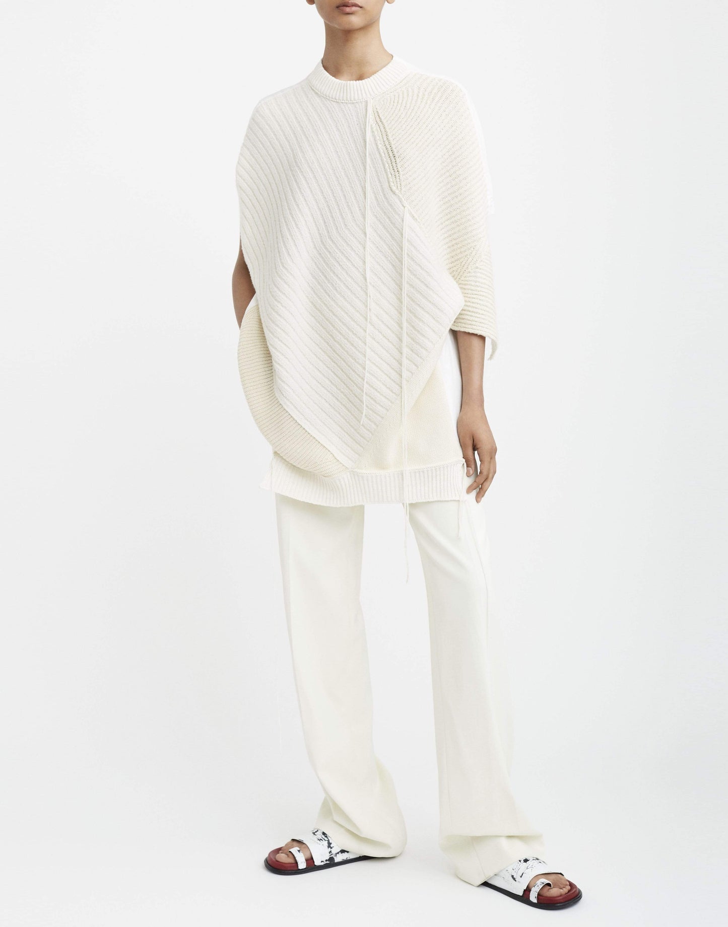 MARINA MOSCONE-Patchwork Pullover-