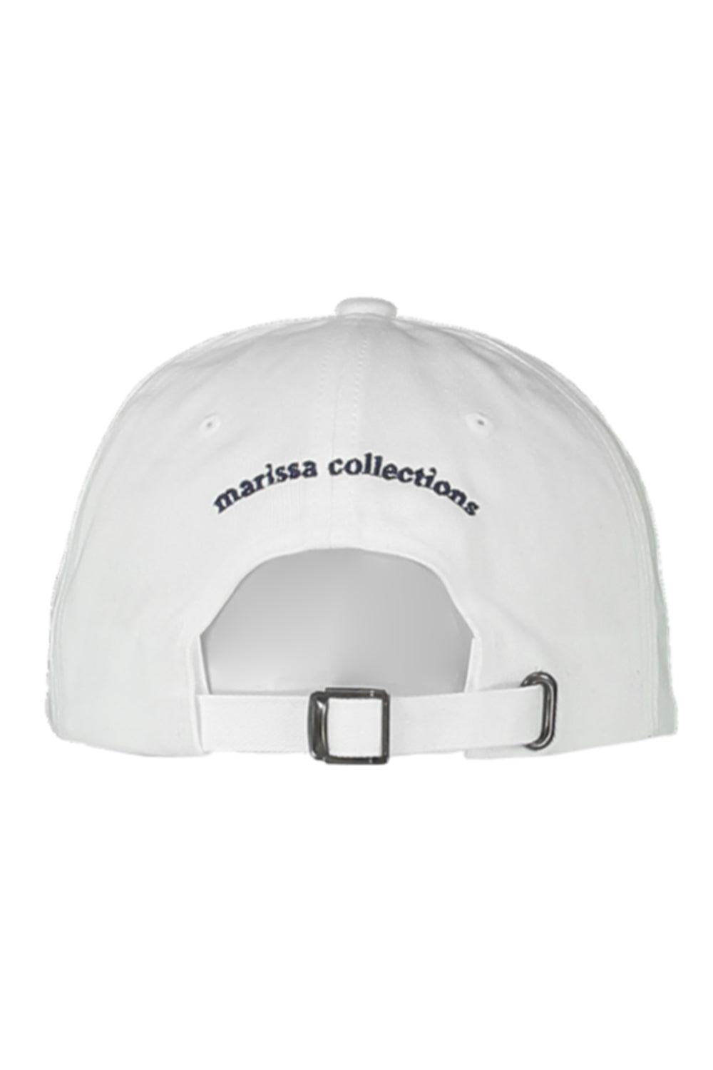 American Flag White Hat-WHITE-ACCESSORIEHEADWEAR-MARISSA COLLECTIONS