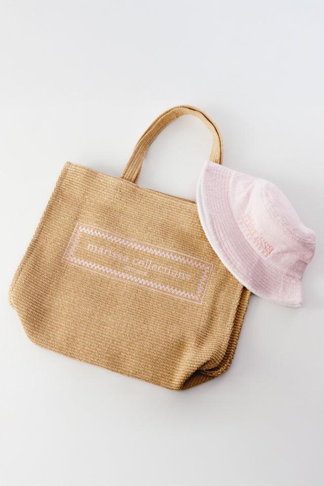 Logo Tote Bag-Brown-HANDBAGTOTES-MARISSA COLLECTIONS