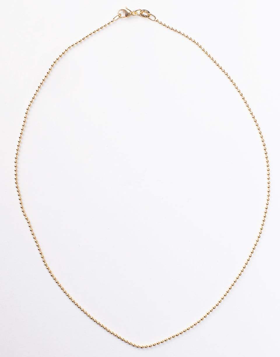 MARISSA DIAMONDS-16 Inch 1.5MM Yellow Gold Pallina Chain-YELLOW GOLD