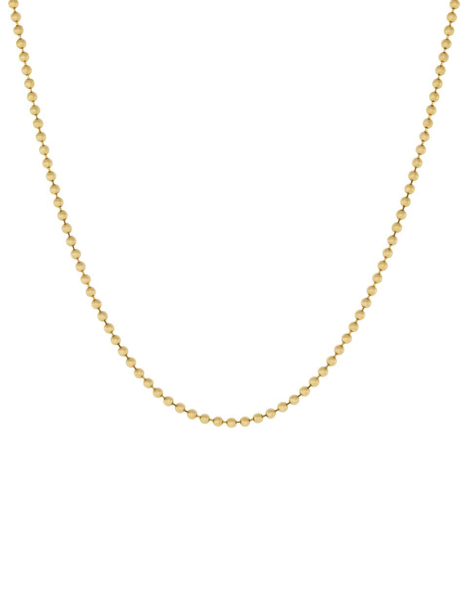 MARISSA DIAMONDS-16 Inch 1.5MM Yellow Gold Pallina Chain-YELLOW GOLD