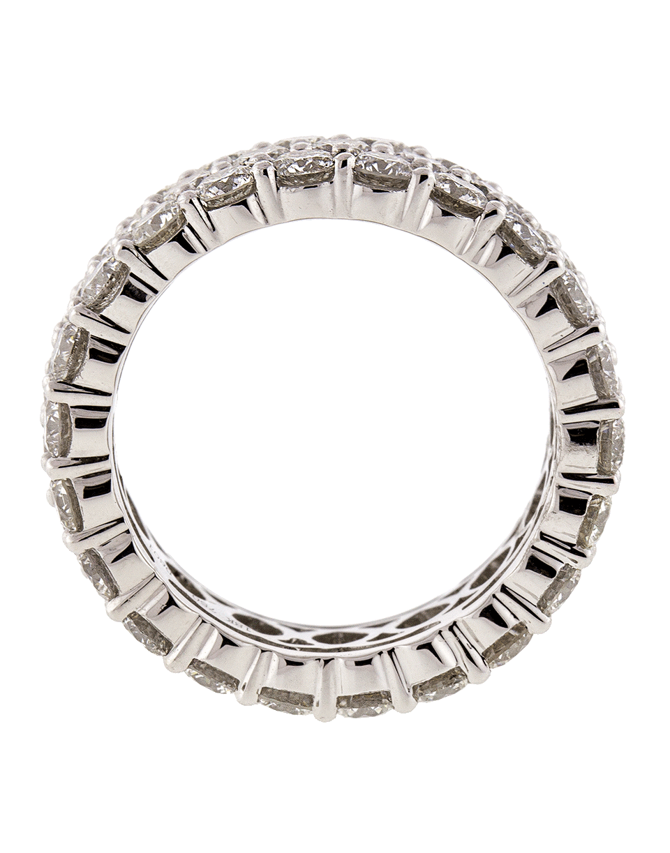MARISSA DIAMONDS-Three Row Diamond Ring-WHITE GOLD