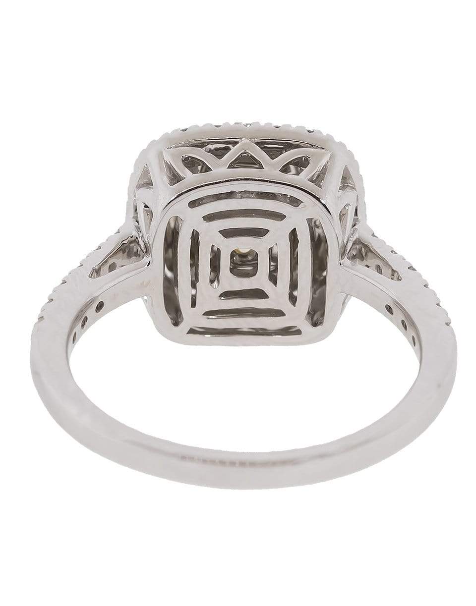 MARISSA DIAMONDS-Yellow and White Diamond Ring-WHITE GOLD