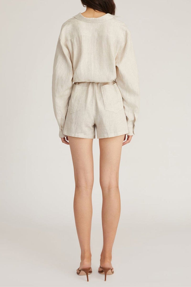 MARISSA WEBB-Rowan Button Down Romper-