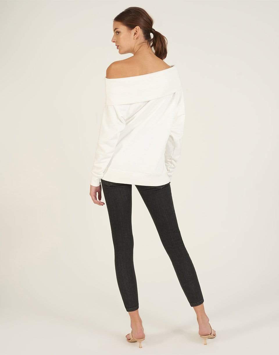 MARISSA WEBB-So Relaxed Off Shoulder Sweatshirt-