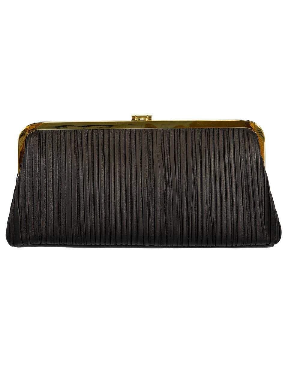 MARK CROSS-Black Susanna Frame Clutch-BLACK