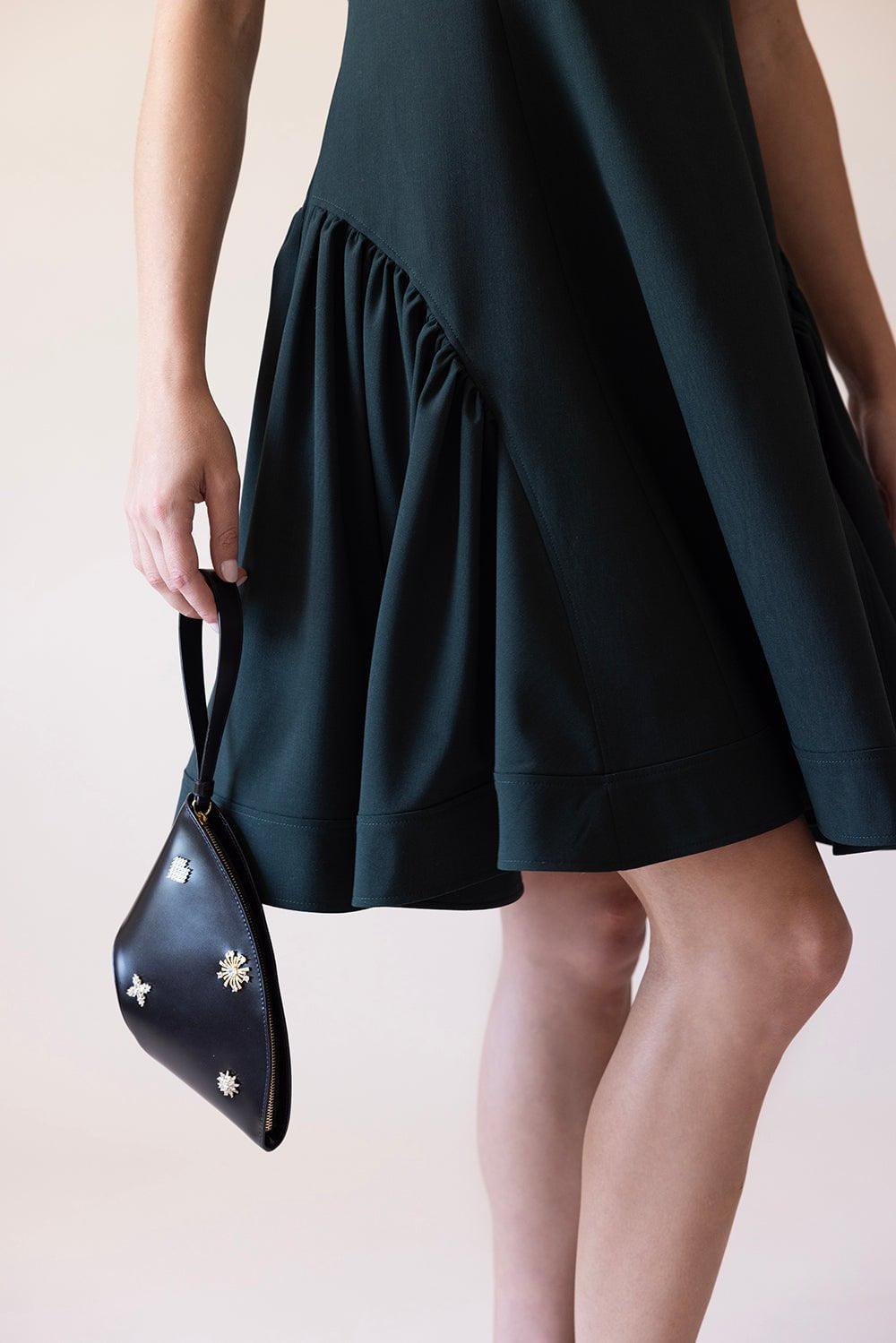 MARK CROSS-Arc Pouch - Black Crystal-BLK/CRYS