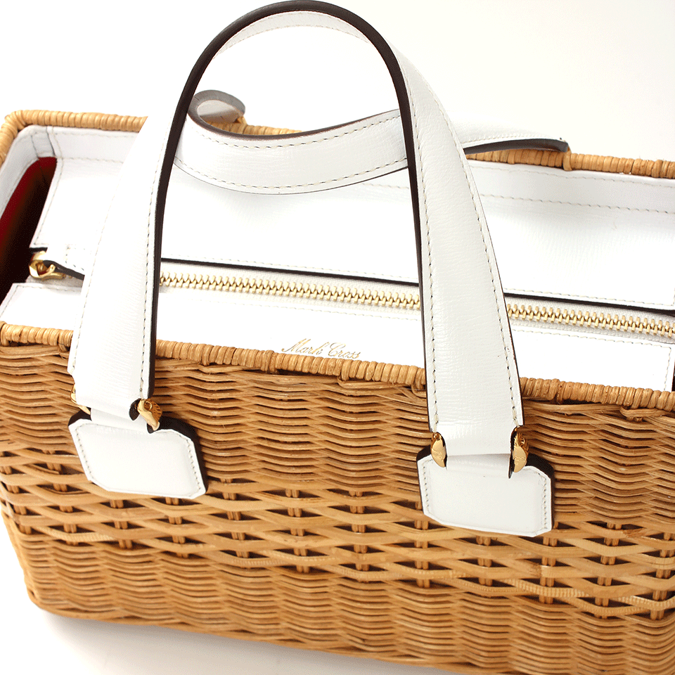 MARK CROSS-Manray Small Tote-WHITE