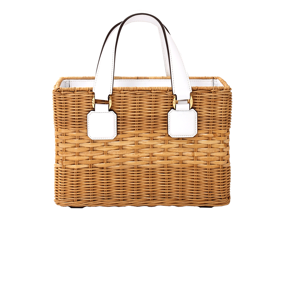 MARK CROSS-Manray Small Tote-WHITE