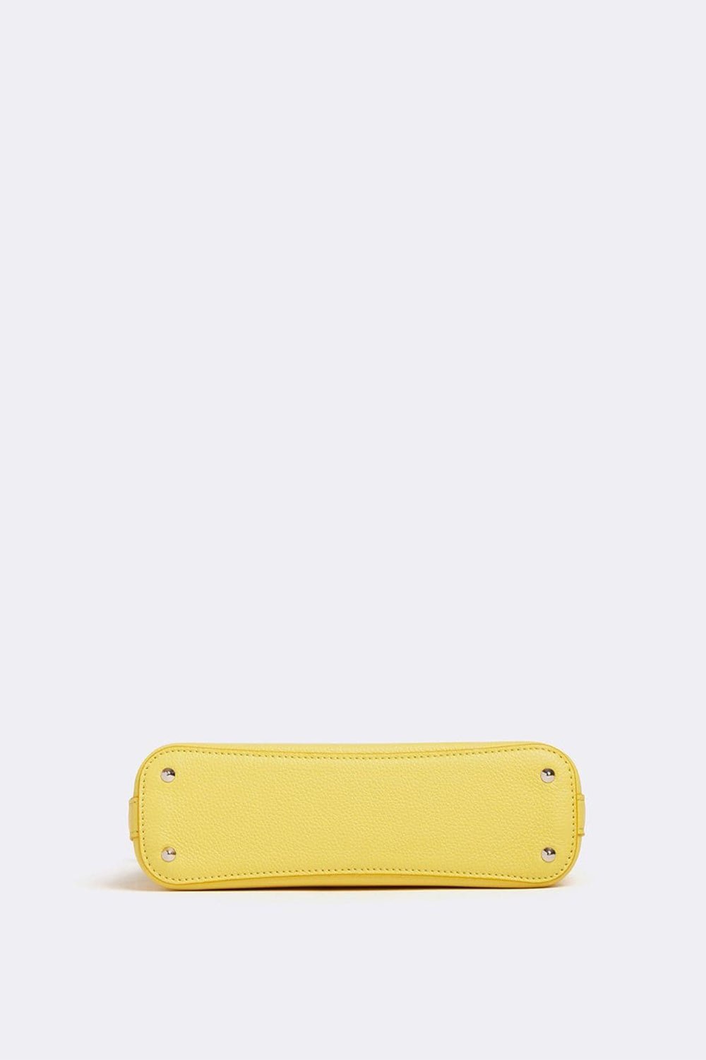 MARK CROSS-Lemon Murphy Zip Mini Hobo Leather Bag-LEMON
