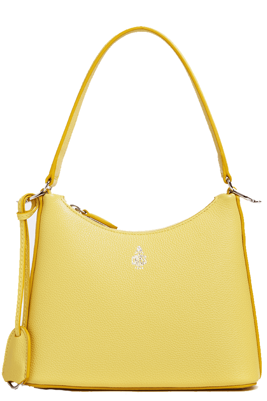 MARK CROSS-Lemon Murphy Zip Mini Hobo Leather Bag-LEMON