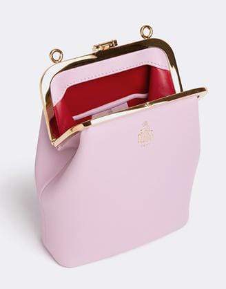 MARK CROSS-Susanna Crossbody Leather Frame Pouch Bag-LILAC