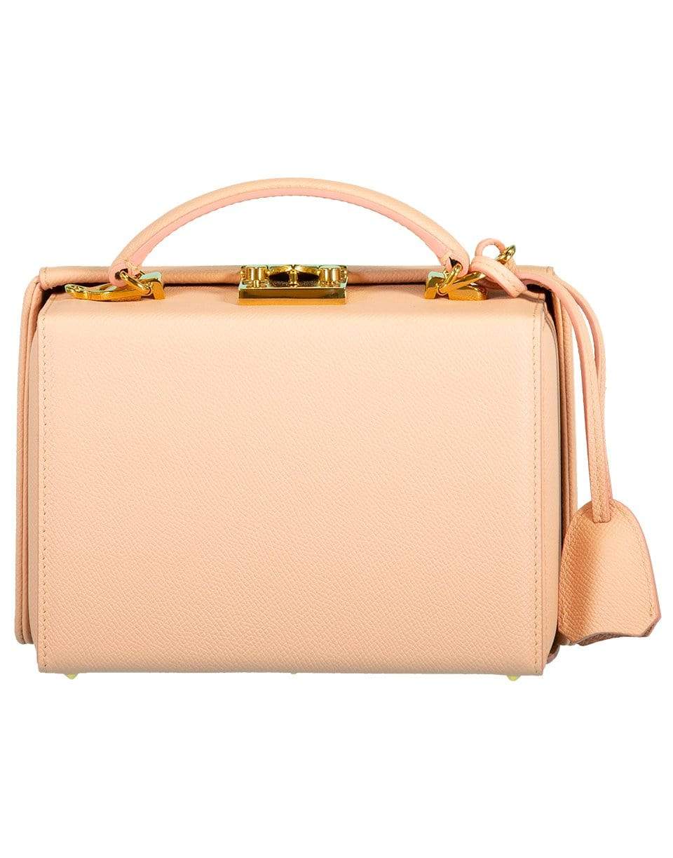 MARK CROSS-Grace Small Leather Box Bag-BLUSH