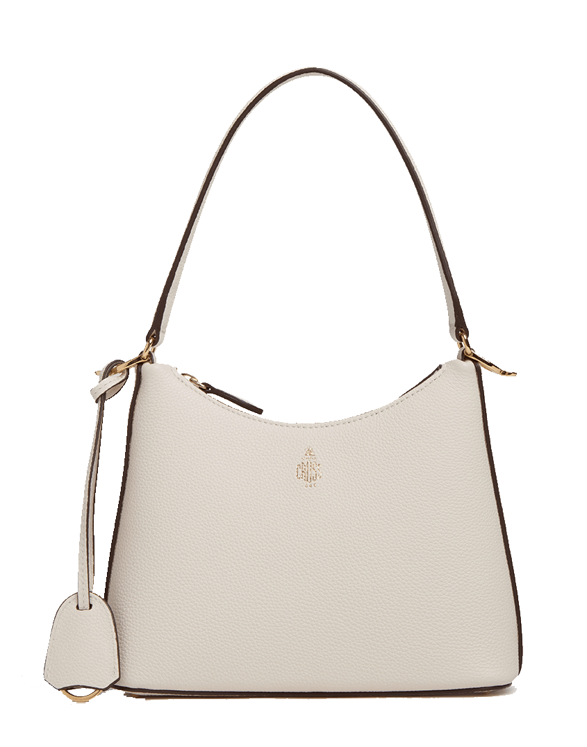 MARK CROSS-Murphy Zip Mini Hobo Leather Bag-BONE