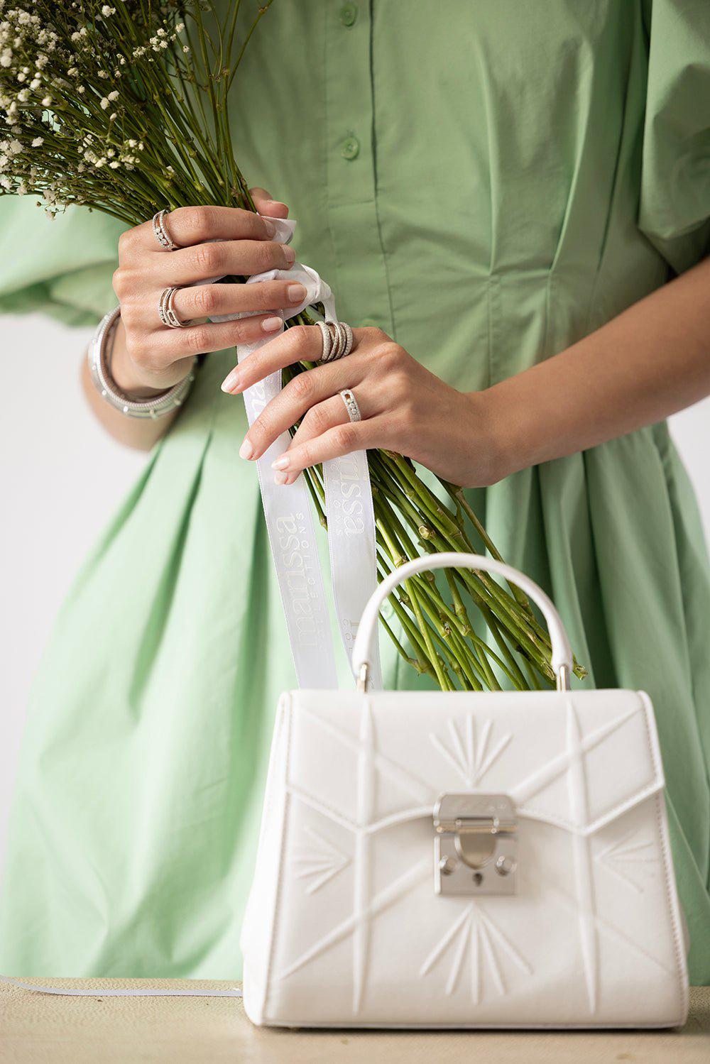 MARK CROSS-Madeline 21 Bag-BRT WHT