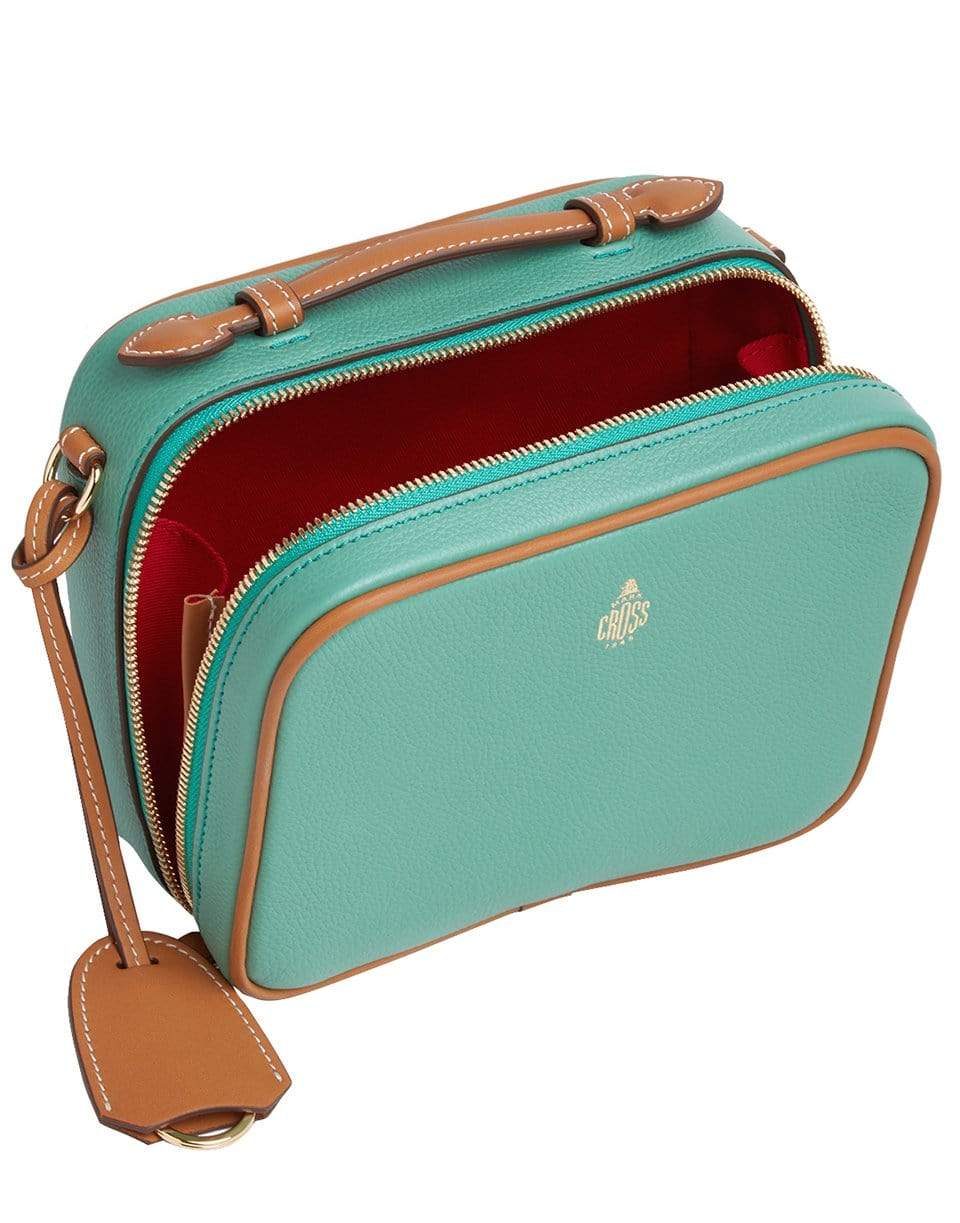 MARK CROSS-Celdon Madison Mini Leather Crossbody Bag-CELADON