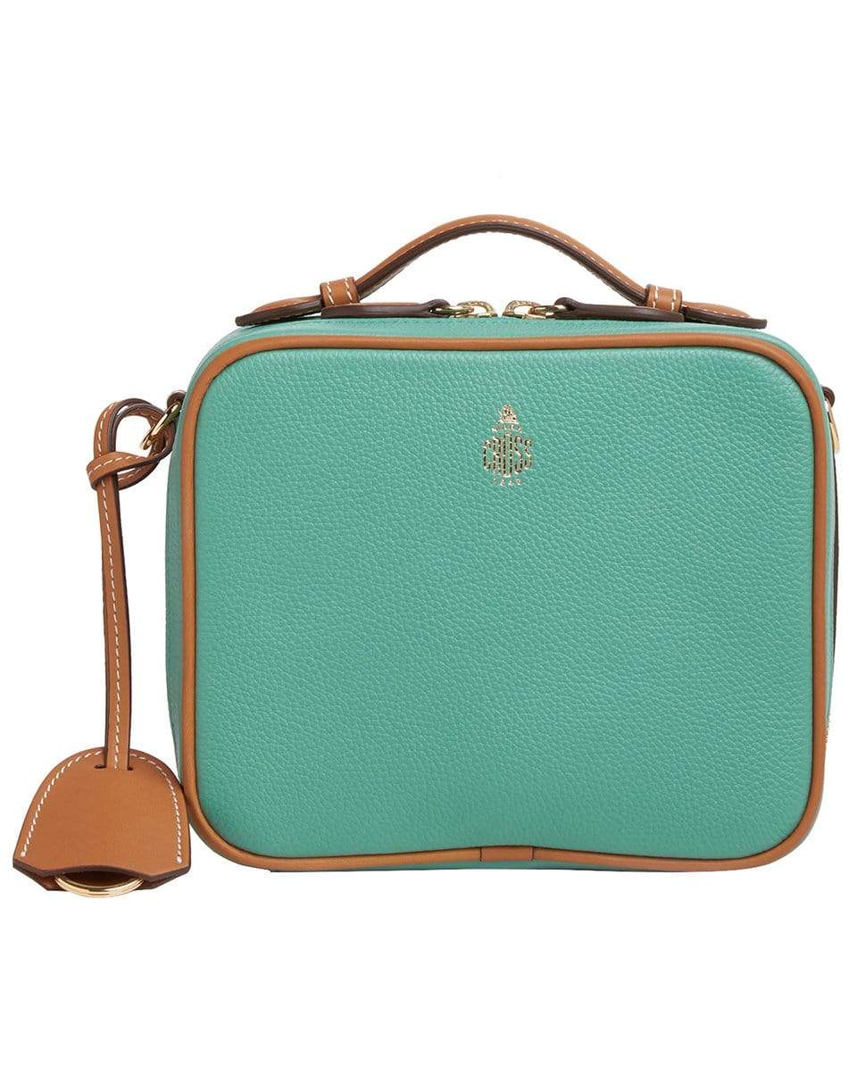 MARK CROSS-Celdon Madison Mini Leather Crossbody Bag-CELADON
